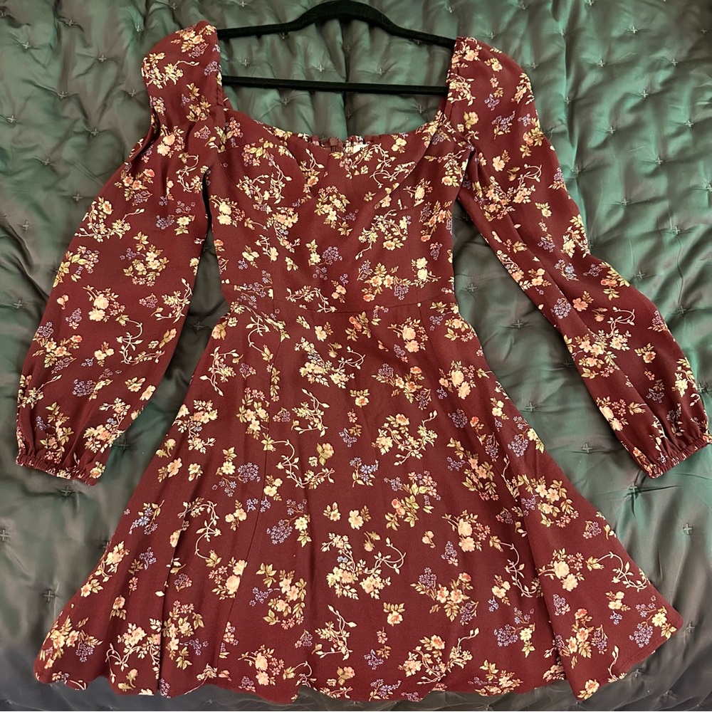 Square neck reformation dress